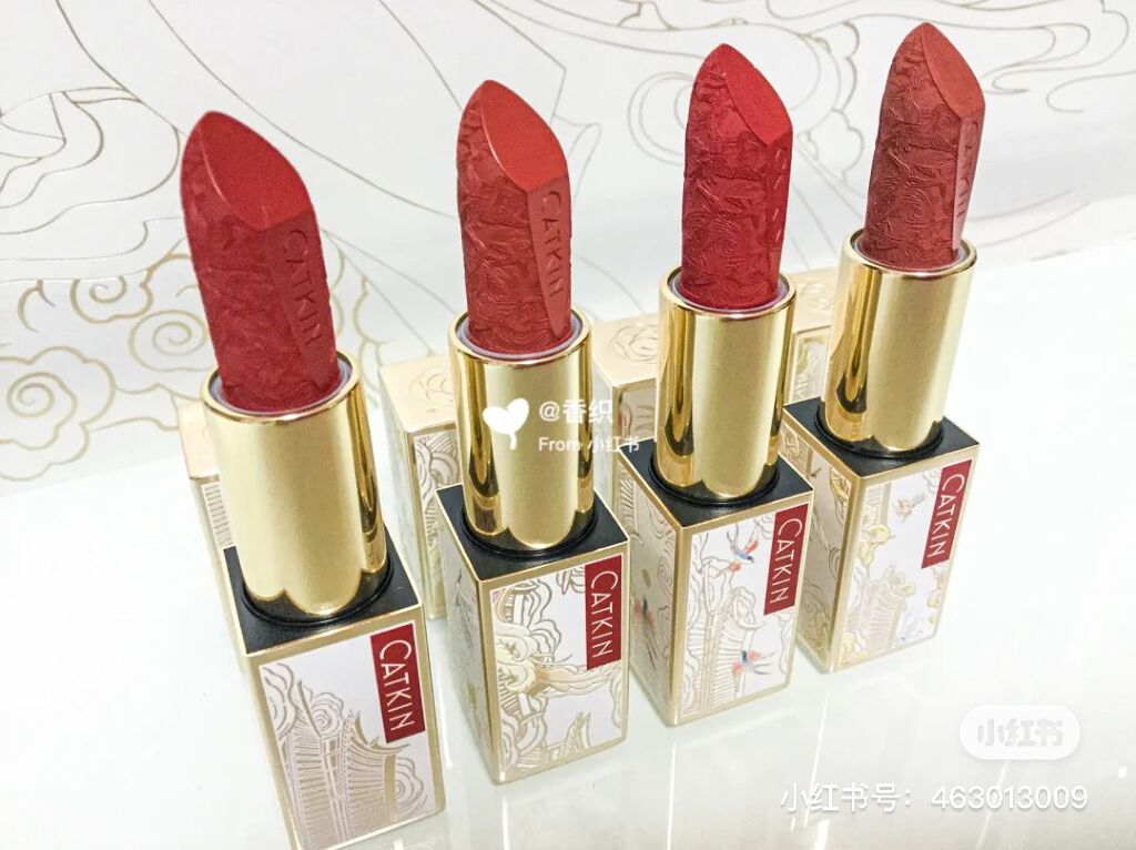 Dreamworld Carving Lipstick/CATKIN/口紅を使ったクチコミ（2枚目）