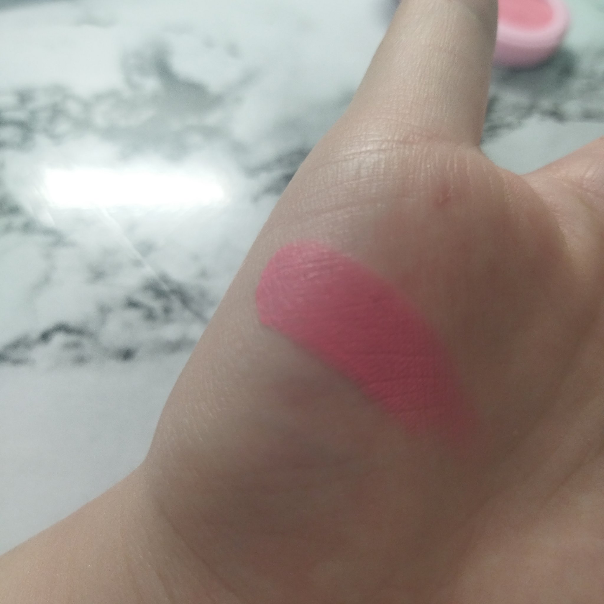 たまごっち リップ＆チーク  ケーたまぴんく（ピーチピンク）/クレアボーテ/ジェル・クリームチークを使ったクチコミ（3枚目）