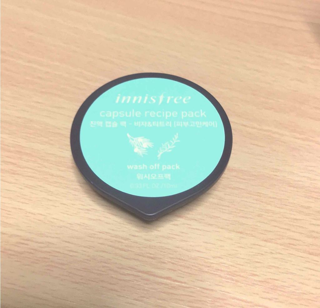 カプセルレシピパック B&T/innisfree/洗い流すパック・マスクを使ったクチコミ（1枚目）