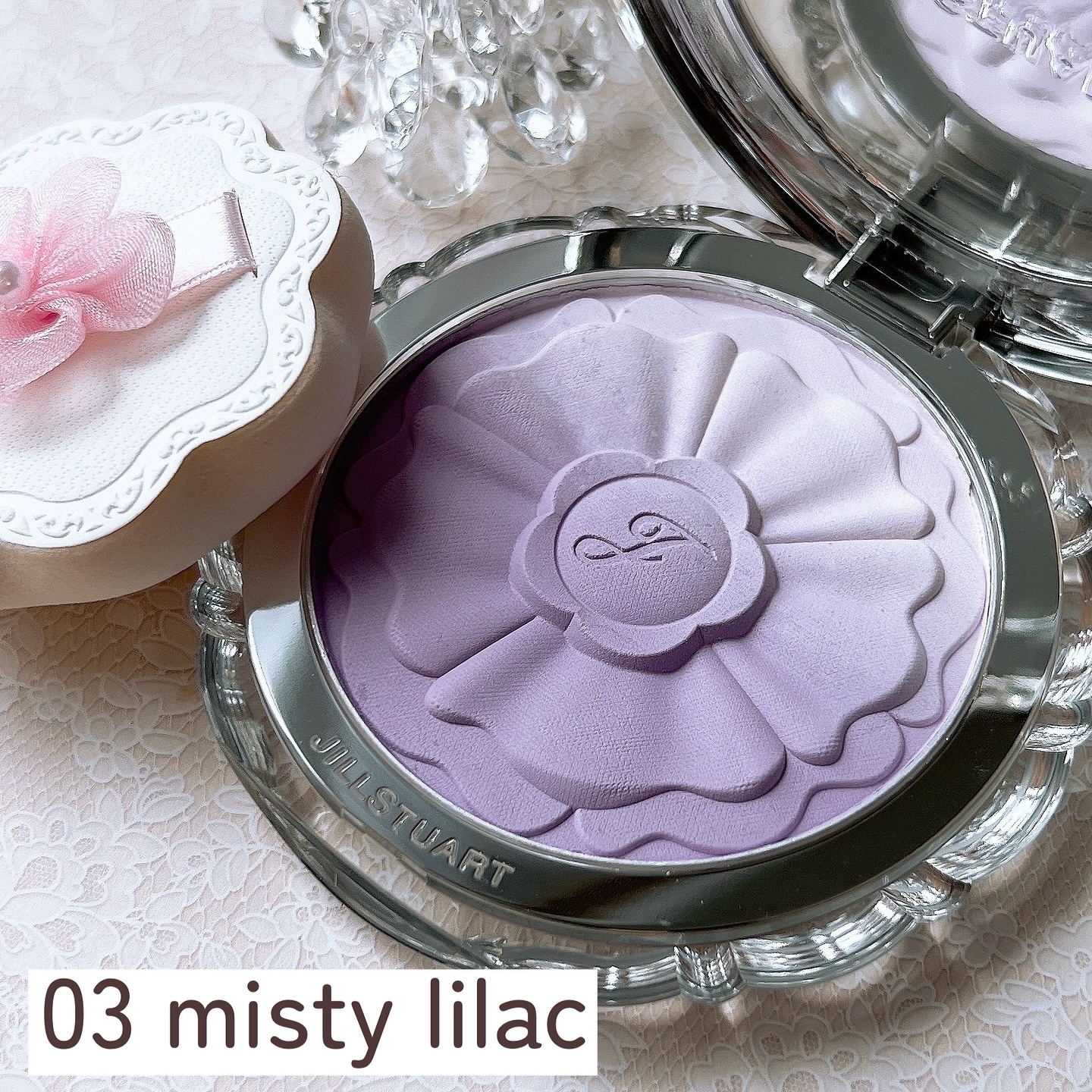 ジルスチュアート　パステルペタル ブラッシュ/JILL STUART/パウダーチークを使ったクチコミ（3枚目）