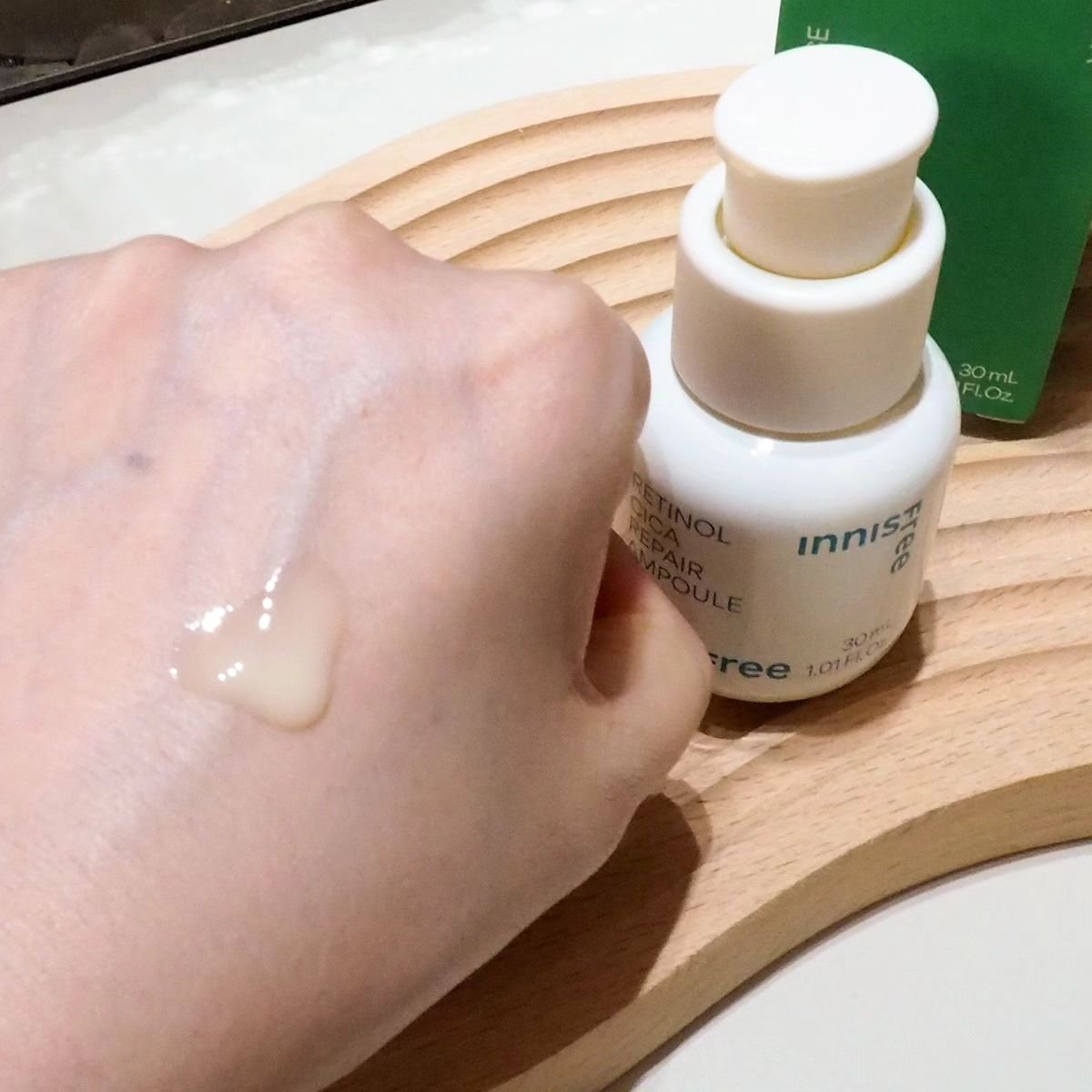 レチノール　シカ　リペア　セラム/innisfree/美容液を使ったクチコミ（2枚目）