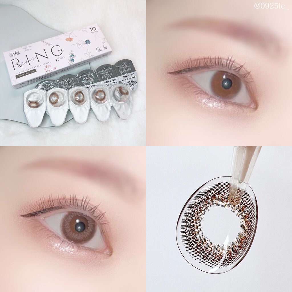 WAVEワンデー UV リング プラス フラワーコレクション/WAVE/ワンデー(1DAY)カラコンを使ったクチコミ(2枚目)