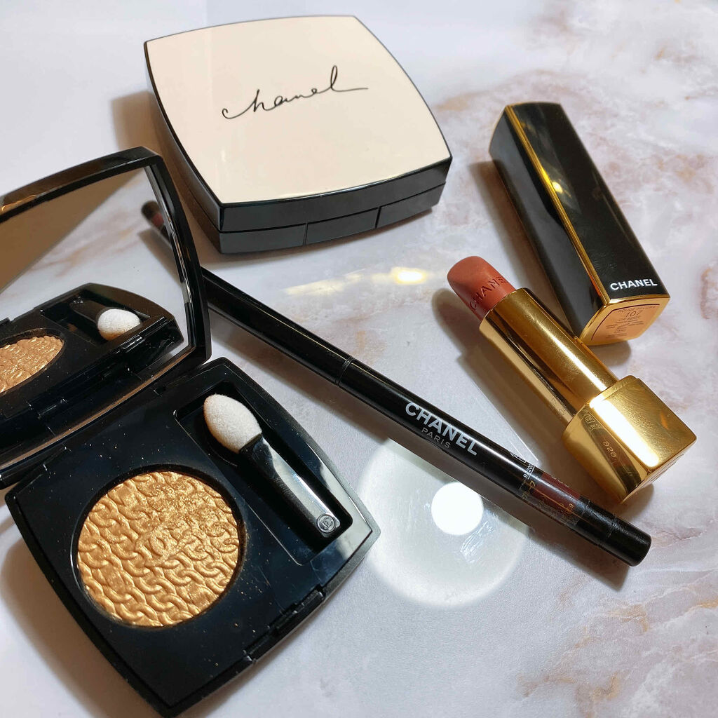 オンブル プルミエール プードゥル #925 オー アンティーク/CHANEL/単色アイシャドウを使ったクチコミ（1枚目）