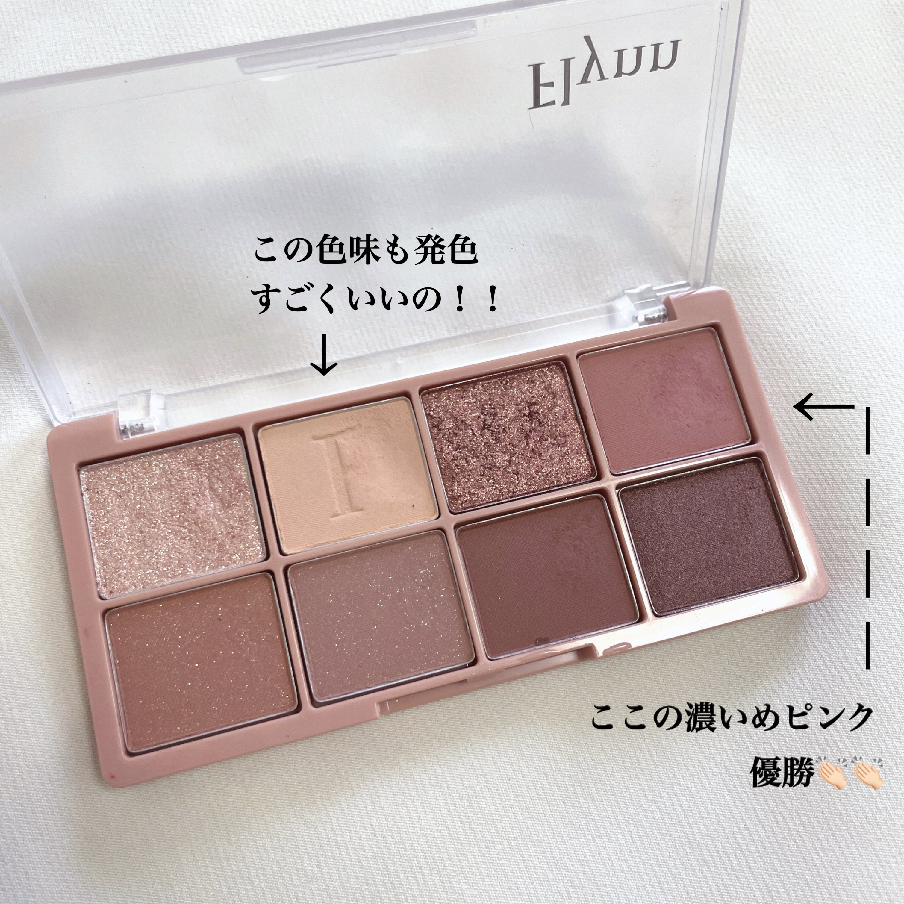 ラッスルアイシャドウパレット/Flynn/アイシャドウパレットを使ったクチコミ（2枚目）