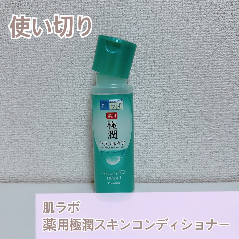 薬用 極潤 スキンコンディショナー/肌ラボ/化粧水を使ったクチコミ（1枚目）