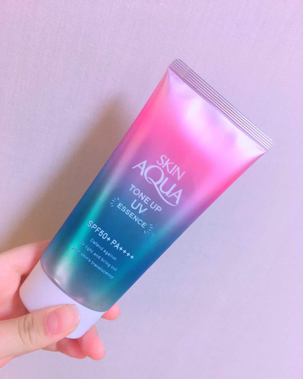 スキンアクア トーンアップUVエッセンス/スキンアクア/日焼け止めクリームを使ったクチコミ(1枚目)