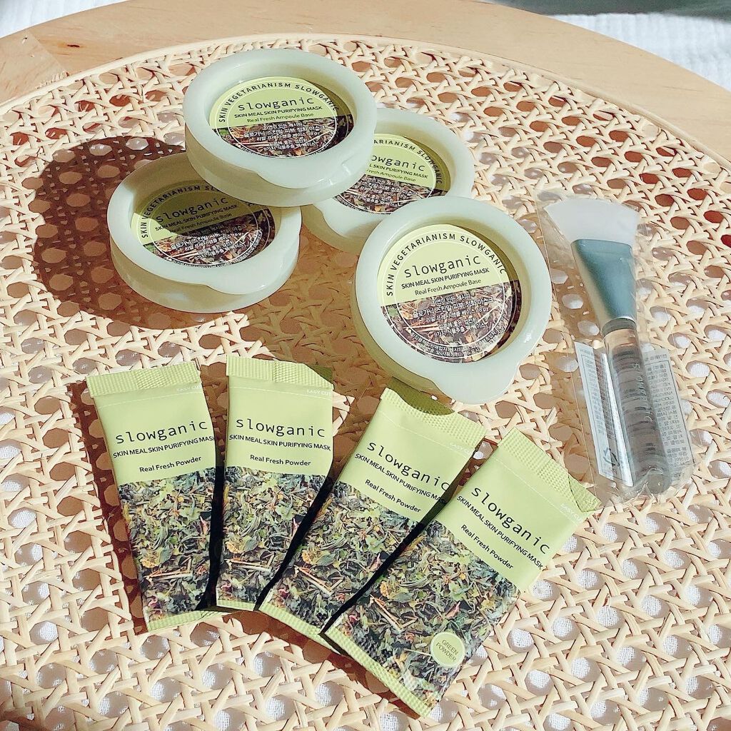 リアル穀物パックセット/SLOWGANIC /洗い流すパック・マスクを使ったクチコミ（2枚目）