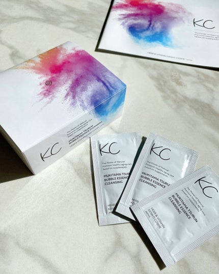 KC むきタマつるん 発泡美容液クレンジング/ハーブ健康本舗/クレンジングジェルを使ったクチコミ(1枚目)