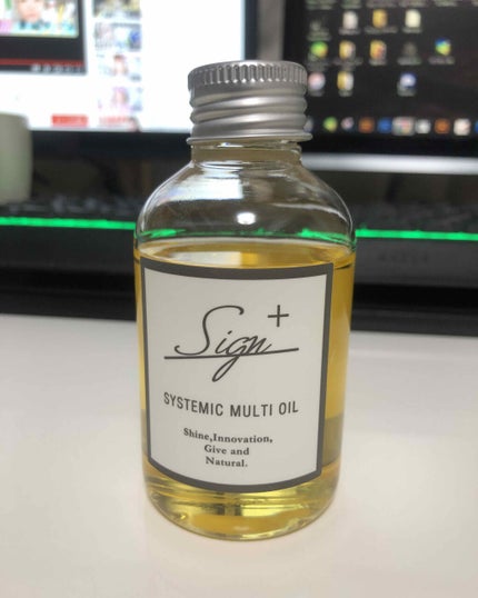 システミックオイル/Sign/ヘアオイルを使ったクチコミ(1枚目)