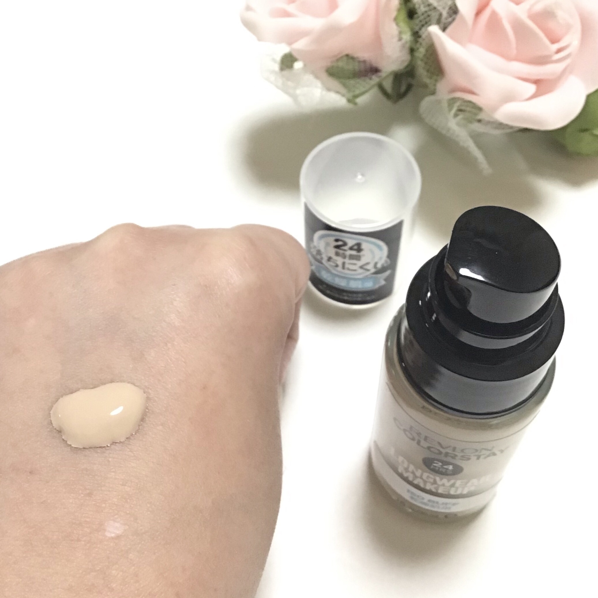 カラーステイ ロングウェア メイクアップ D/REVLON/リキッドファンデーションを使ったクチコミ（3枚目）