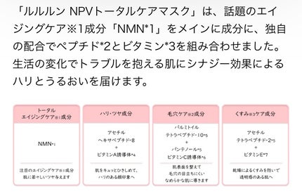 ルルルン NPVトータルケアマスク/ルルルン/シートマスク・パックを使ったクチコミ(4枚目)