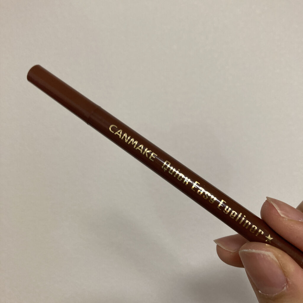 クイックイージーアイライナー 02 チェリーブラウン/キャンメイク/リキッドアイライナーを使ったクチコミ（3枚目）