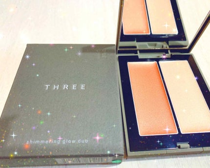 THREE シマリング グロー デュオ/THREE/クリームハイライトを使ったクチコミ(2枚目)