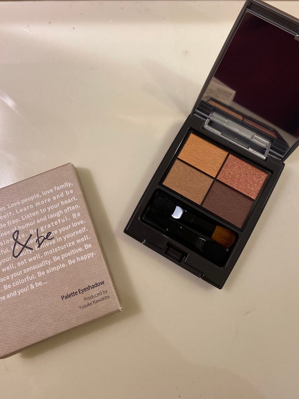 パレットアイシャドウ/&be/アイシャドウパレットを使ったクチコミ(2枚目)