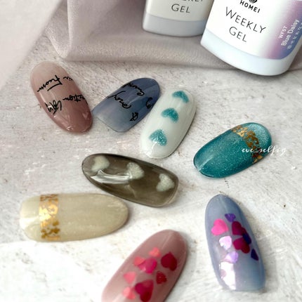 HOMEI ウィークリージェル/HOMEI/ジェルネイルを使ったクチコミ(2枚目)