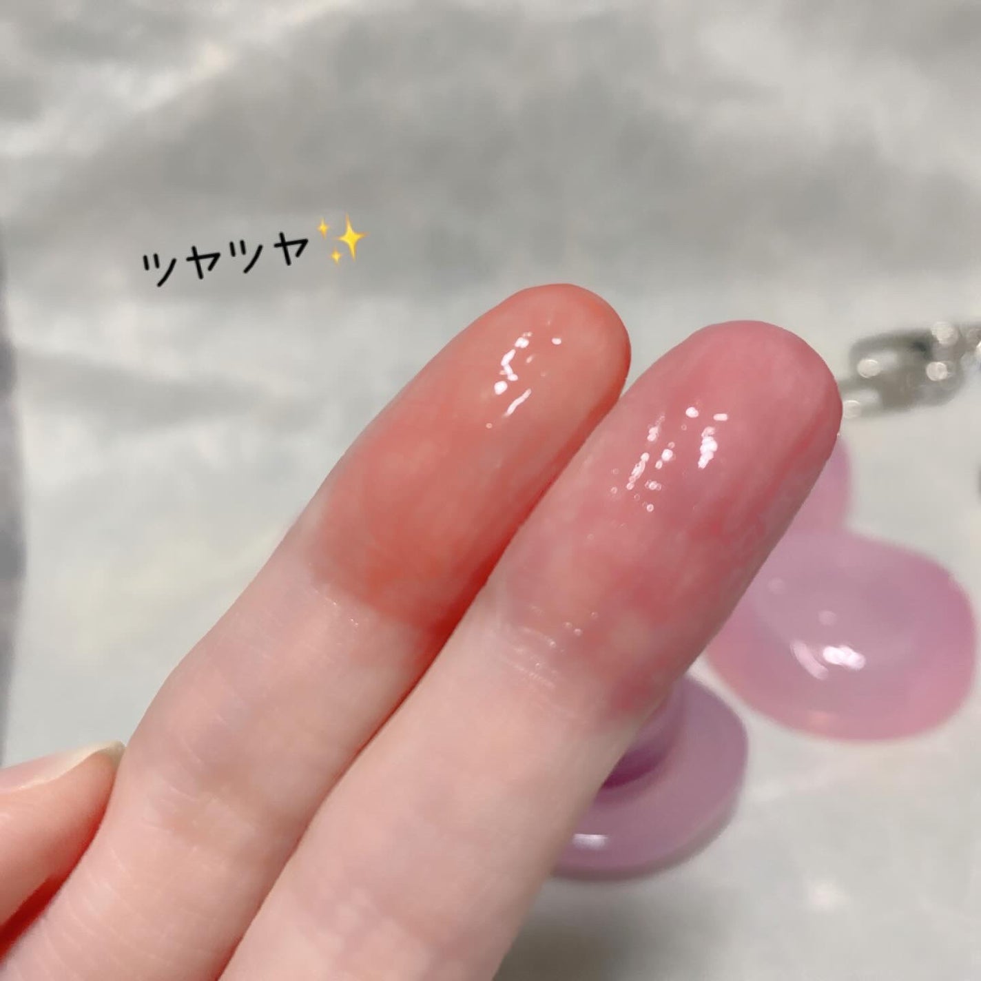 フィー リップアンドチーク グローイジェリーポット/fwee/リップグロスを使ったクチコミ(4枚目)