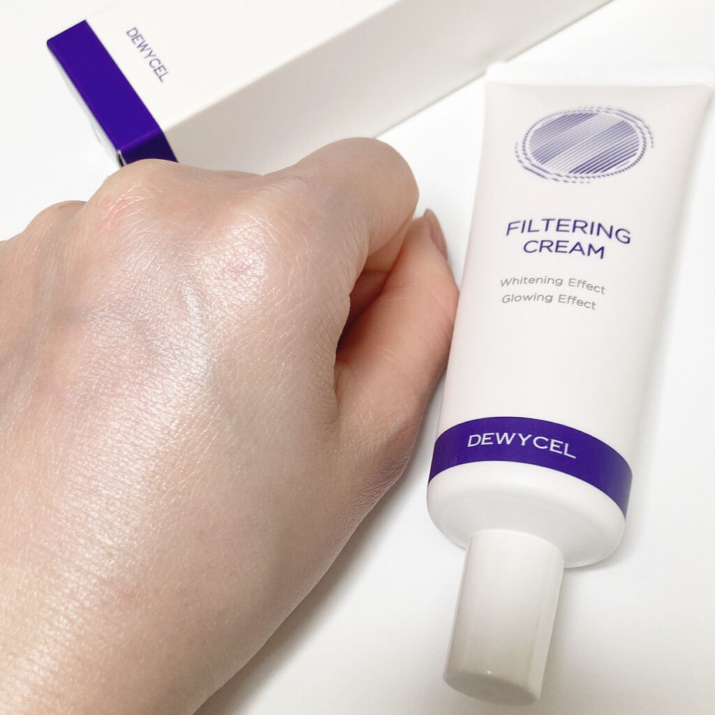 フィルタリングクリーム/DEWYCEL/日焼け止めクリームを使ったクチコミ（3枚目）