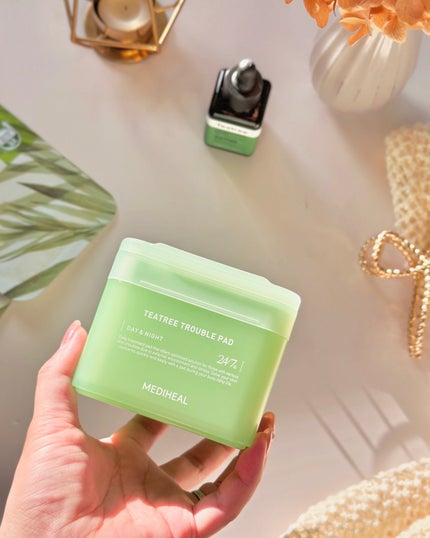 ティーツリー トラブルパッド/MEDIHEAL/トナーパッドを使ったクチコミ(6枚目)