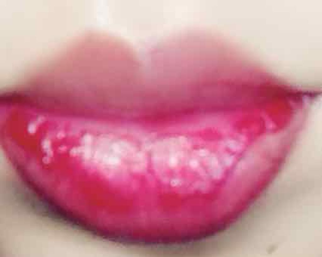 ウォーターティント 02 チェリーシロップ/ETUDE/リップグロスを使ったクチコミ（3枚目）