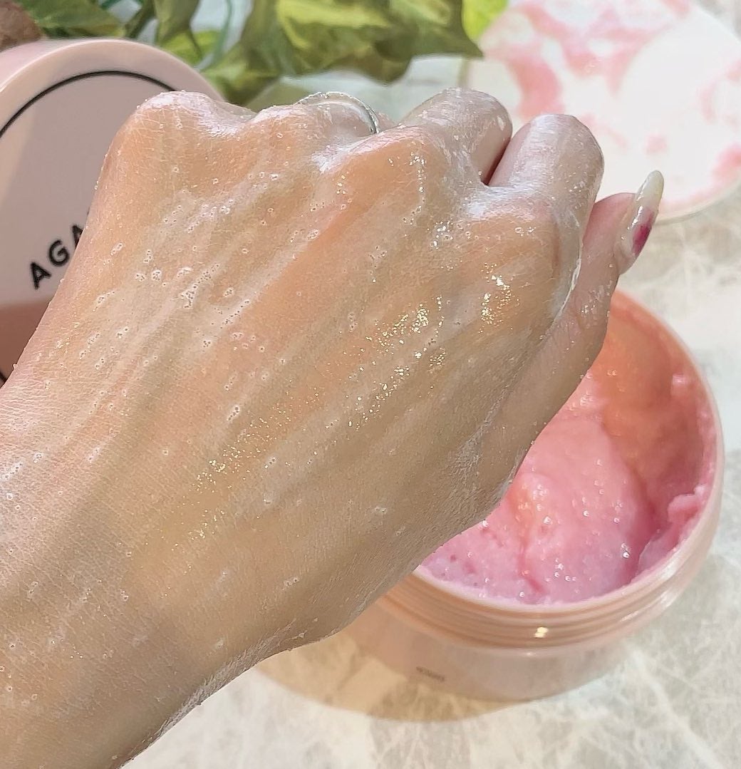 Q+Me スウィート ボム タラソ スクラブ/AGARISM/バストケア・ヒップケアを使ったクチコミ(6枚目)