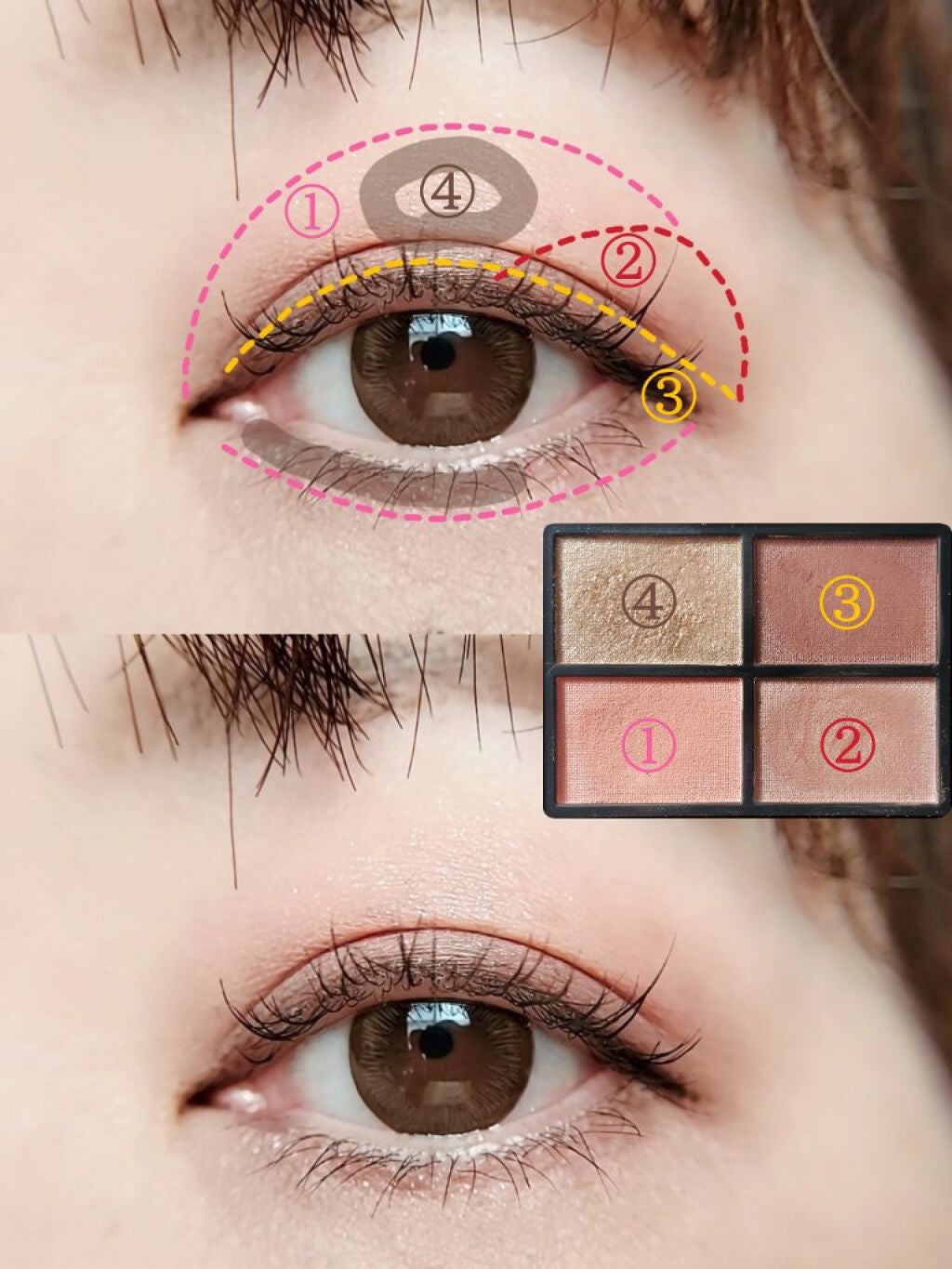 ミネラルクラッシィシャドー/エトヴォス/アイシャドウパレットを使ったクチコミ(3枚目)