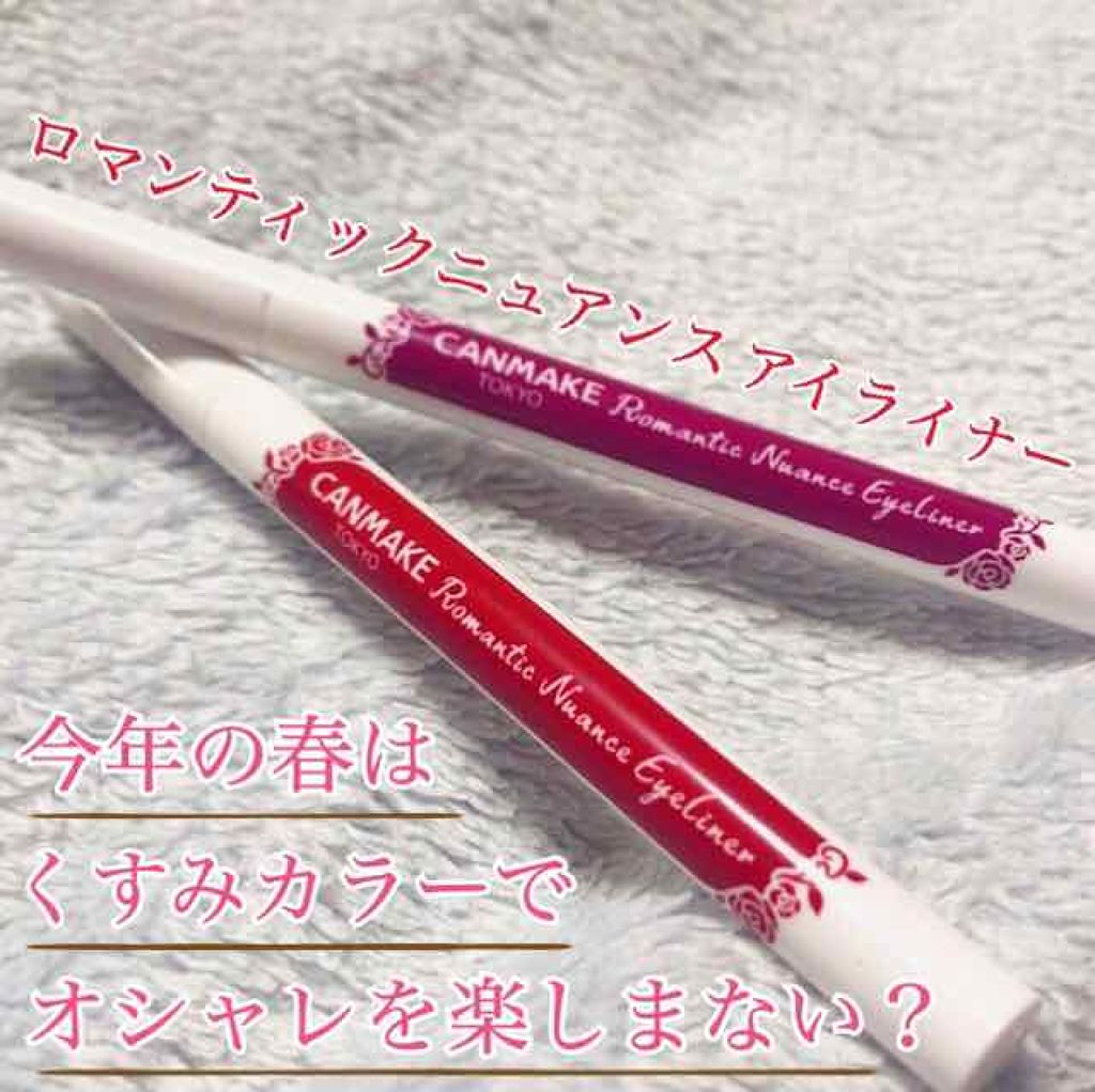 ロマンティックニュアンスアイライナー/キャンメイク/リキッドアイライナーを使ったクチコミ(1枚目)