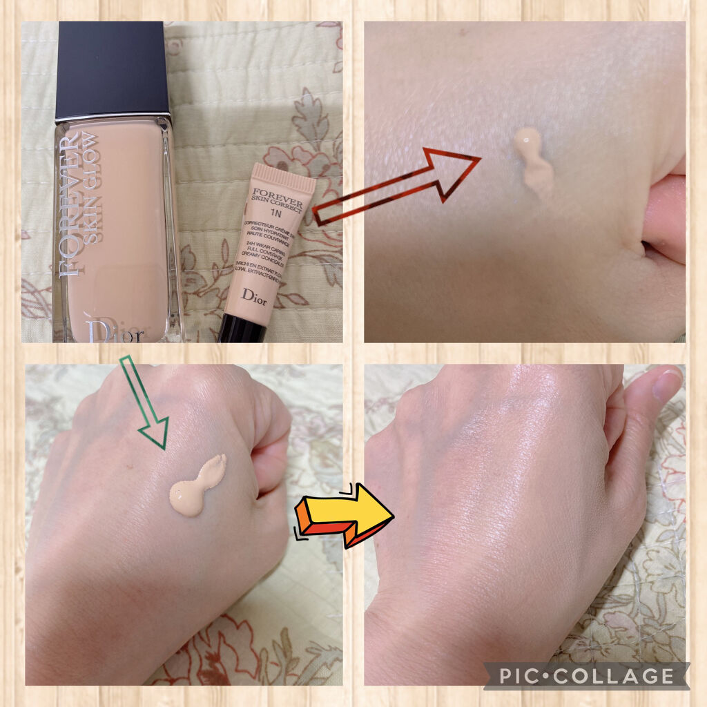 【旧】ディオールスキン フォーエヴァー フルイド グロウ/Dior/リキッドファンデーションを使ったクチコミ（2枚目）