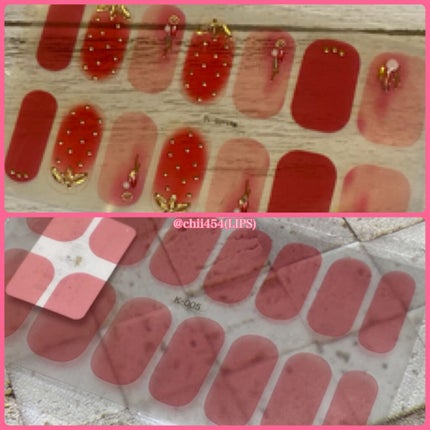 ネイルシール/Qoo10/ネイルシールを使ったクチコミ(3枚目)