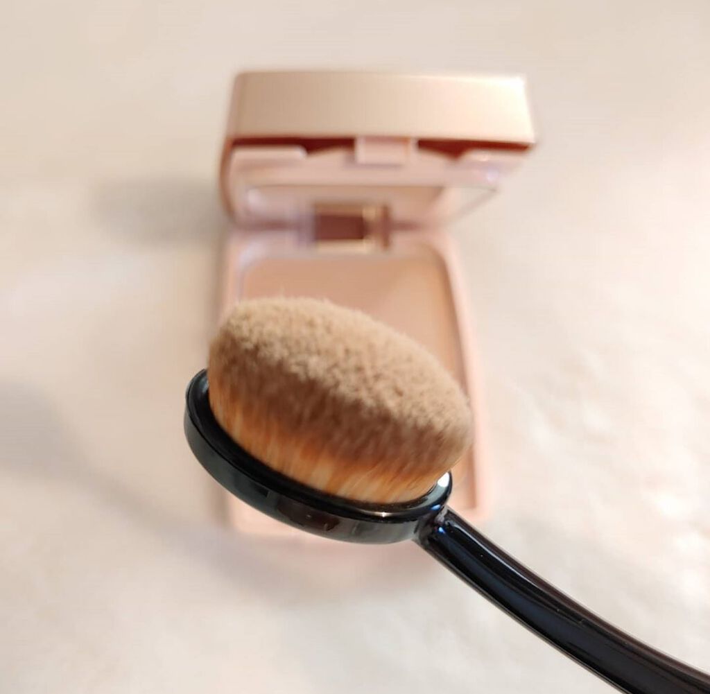 24 ファンデブラシOS/24h cosme/メイクブラシを使ったクチコミ（3枚目）