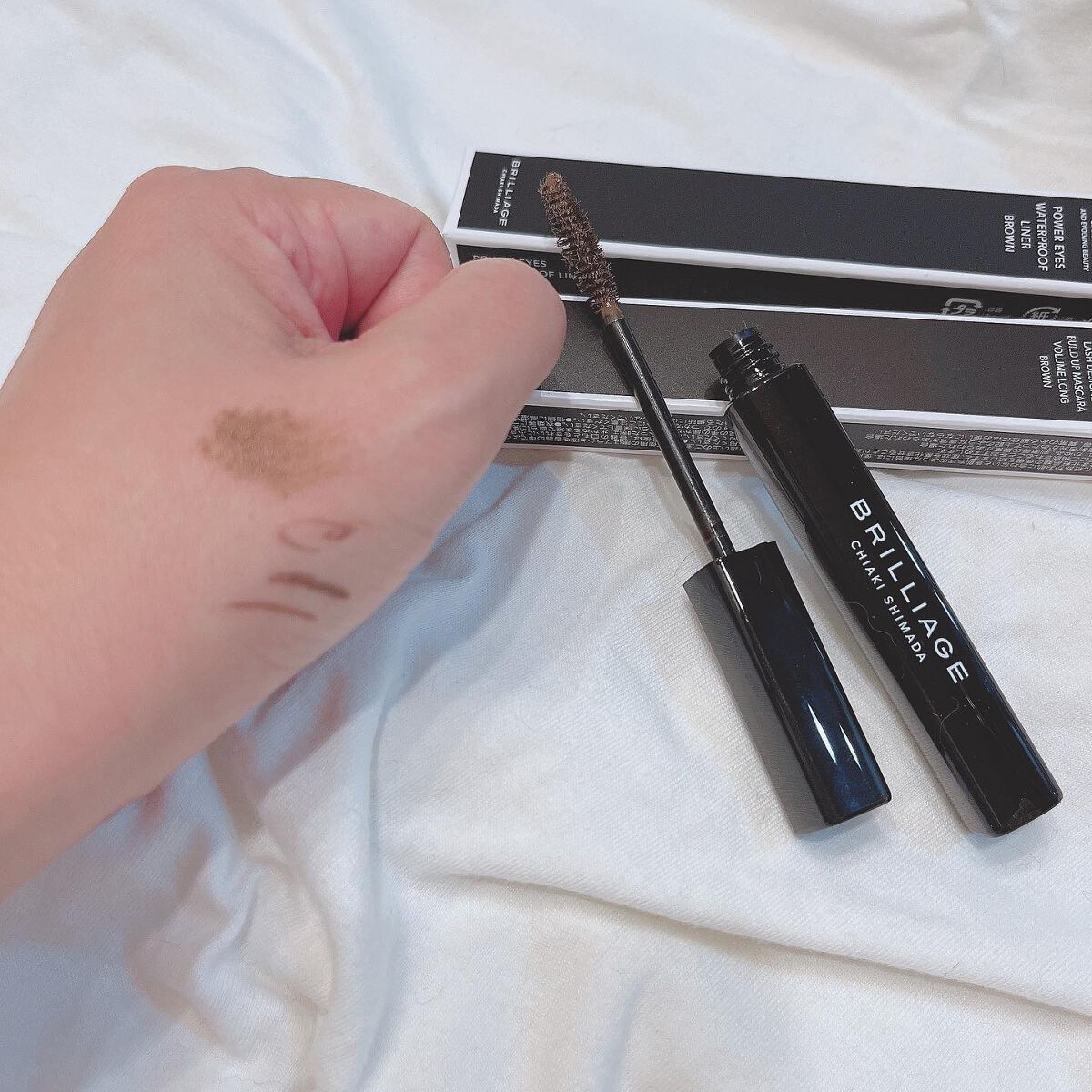 パワーアイズ ウォータープルーフライナー/ブリリアージュ/ペンシルアイライナーを使ったクチコミ（3枚目）