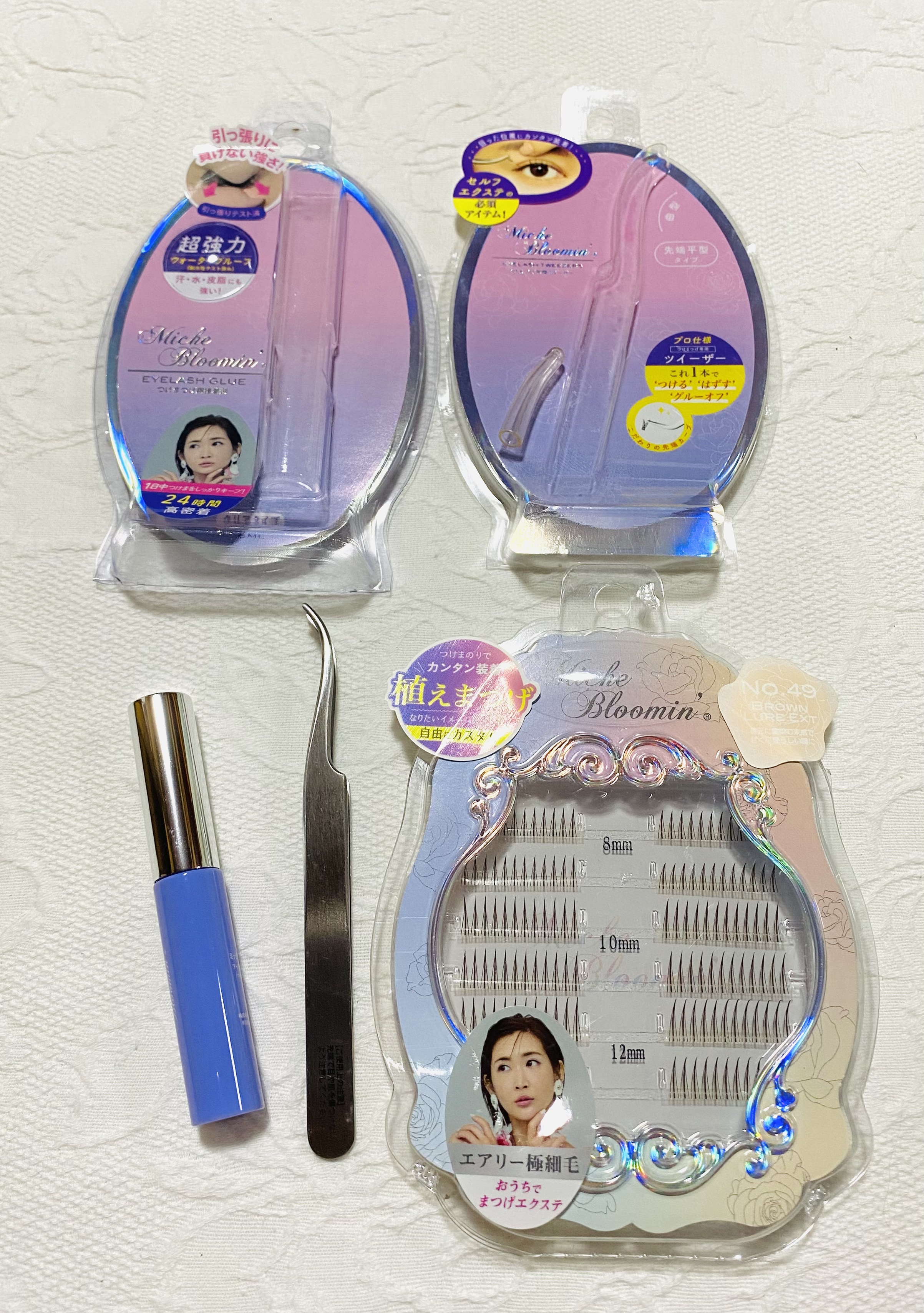 アイラッシュ セルフエクステライン/ミッシュブルーミン/つけまつげを使ったクチコミ（2枚目）