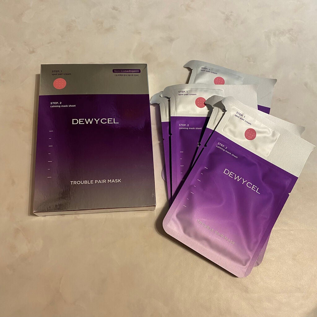 トラブルペアーマスク/DEWYCEL/シートマスク・パックを使ったクチコミ(1枚目)