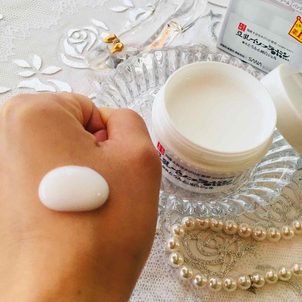 とろんと濃ジェル 薬用美白 N/なめらか本舗/オールインワン化粧品を使ったクチコミ(2枚目)