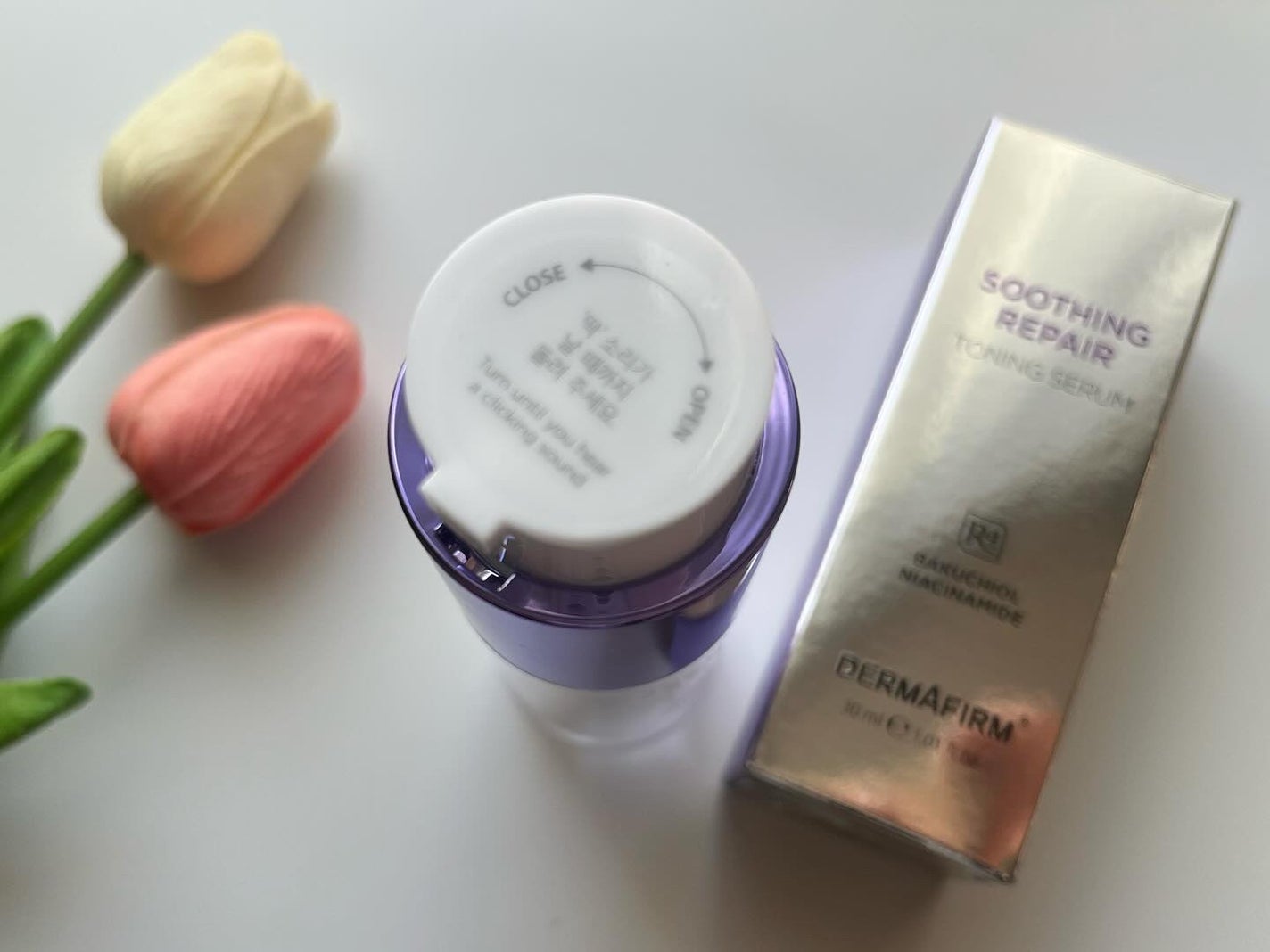 SOOTHING REPAIR TONING SERUM R4/ダーマファーム/美容液を使ったクチコミ(4枚目)