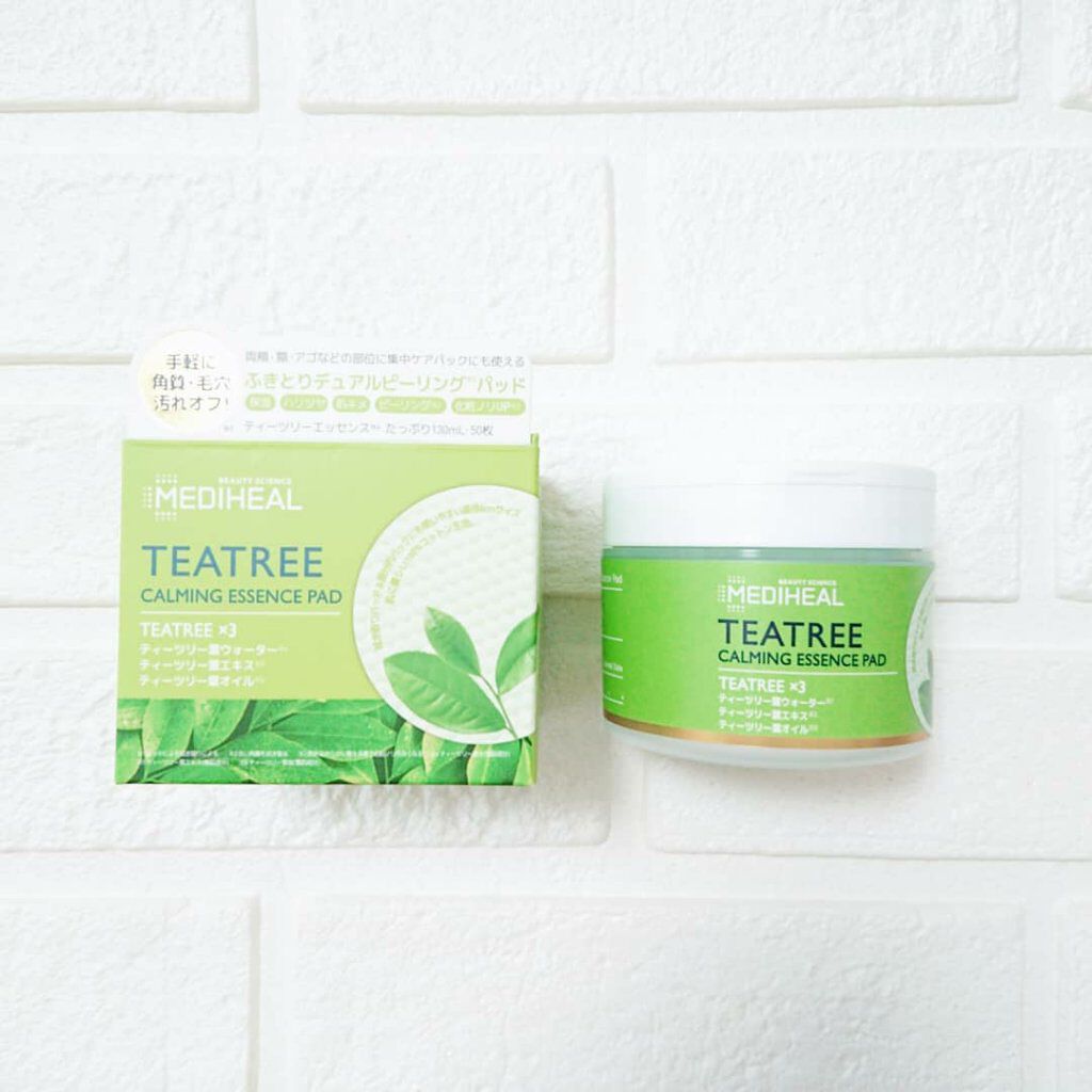 ティーツリーカーミングエッセンスパッド/MEDIHEAL/トナーパッドを使ったクチコミ（1枚目）