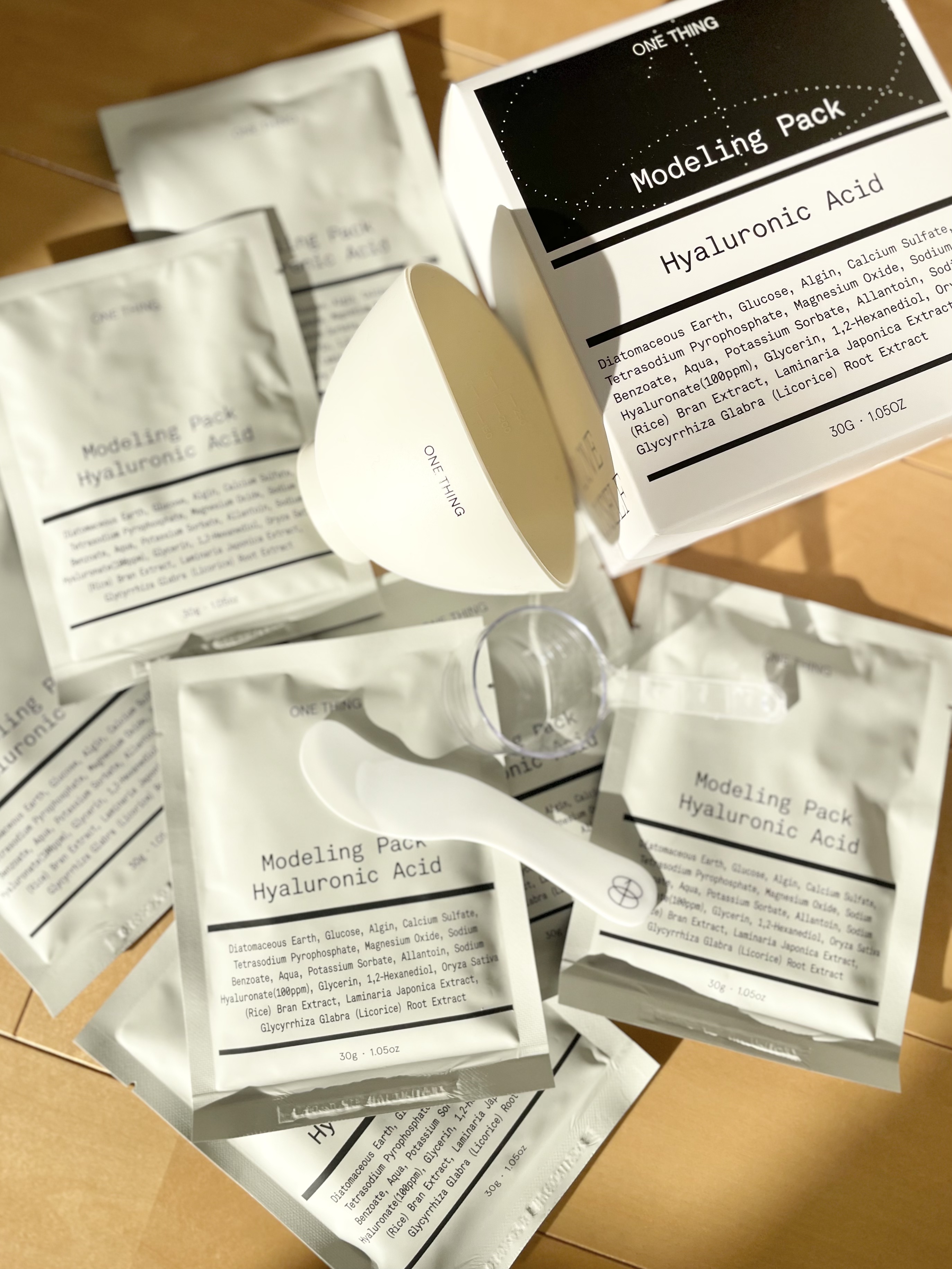 モデリングパック ヒアルロン酸 /ONE THING/洗い流すパック・マスクを使ったクチコミ（3枚目）