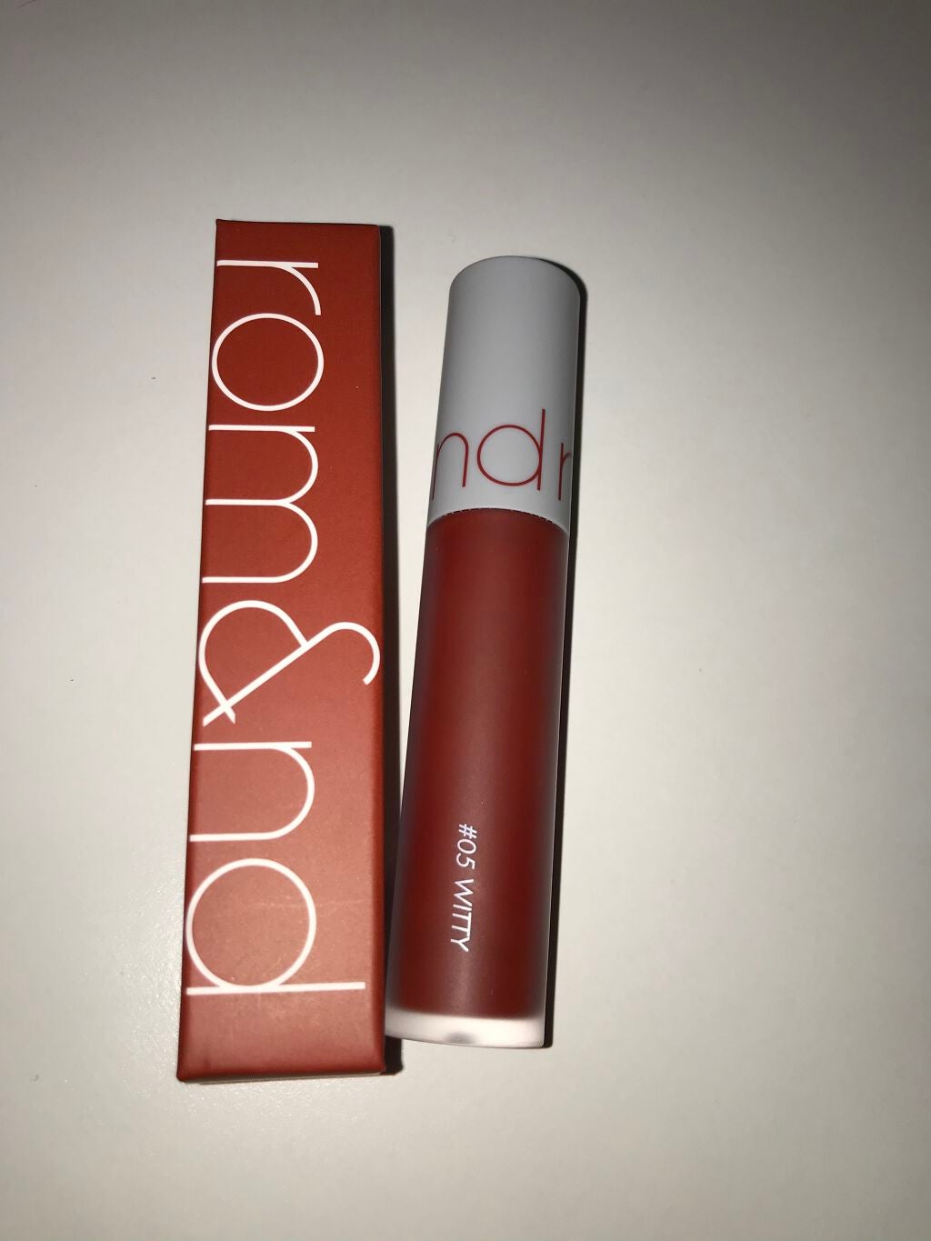 ゼロベルベットティント/rom&nd/リップティントを使ったクチコミ(2枚目)