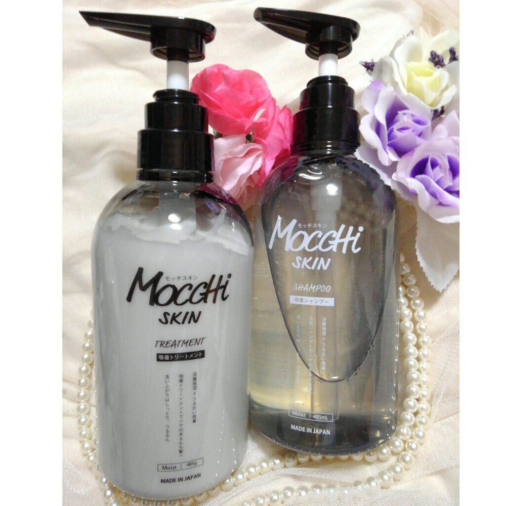 吸着シャンプーM(モイスト) & 吸着トリートメントM(モイスト)/MoccHi SKIN/市販シャンプーを使ったクチコミ(1枚目)