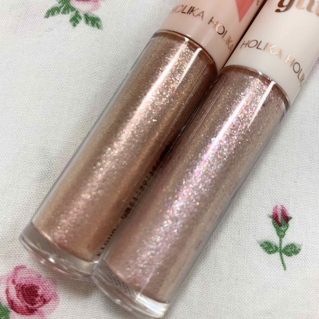 アイメタルグリッター 08 ハニースパークリング/HOLIKA HOLIKA/グリッターを使ったクチコミ（2枚目）