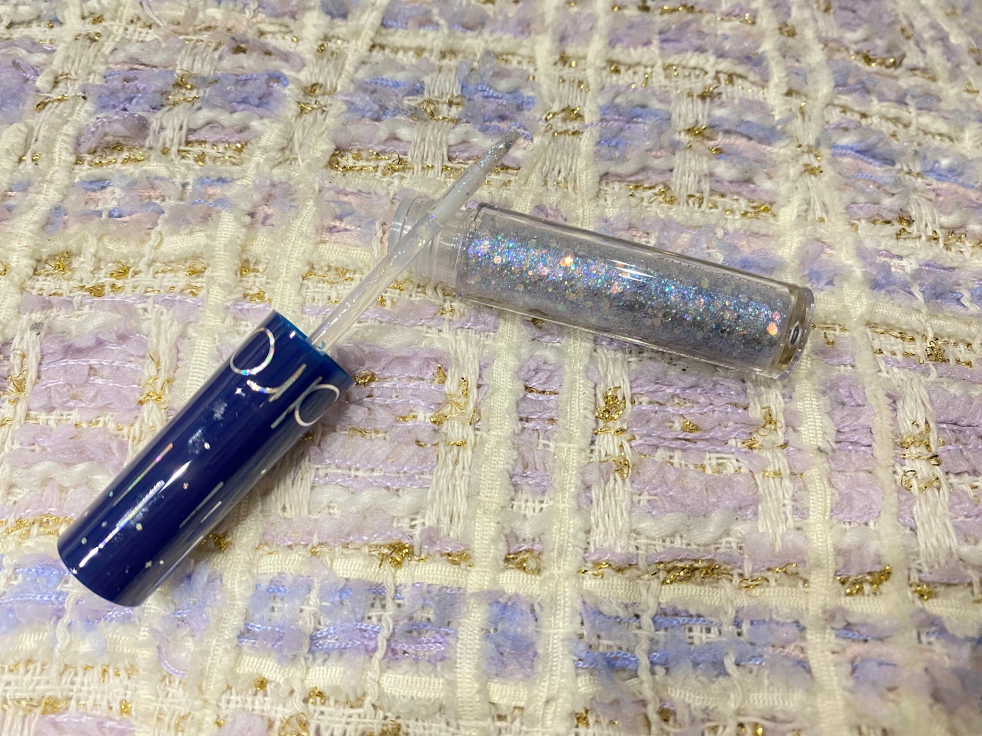 リキッド グリッター シャドウ/rom&nd/グリッターを使ったクチコミ(3枚目)