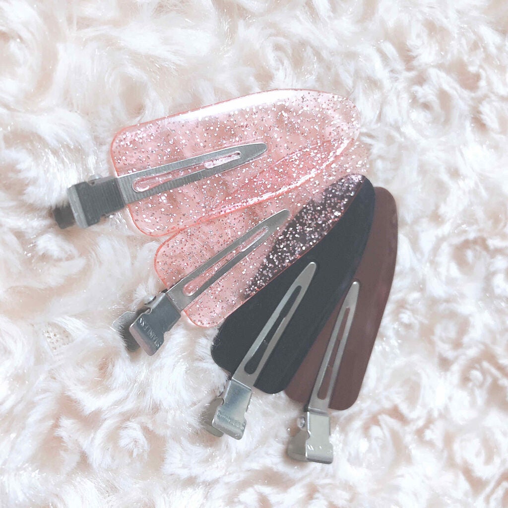 跡が付かない前髪クリップ ラージ/マペペ/ヘアアクセサリーを使ったクチコミ(1枚目)