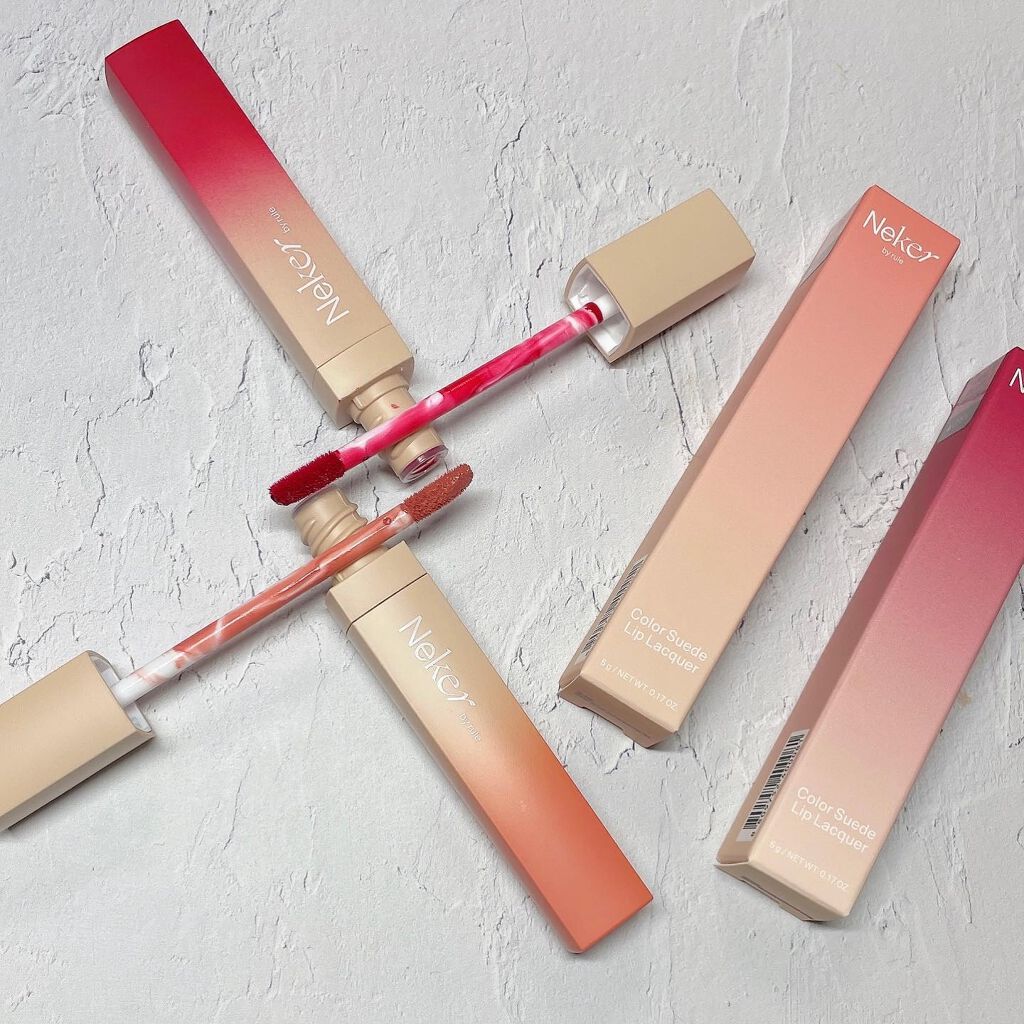 カラースエードリップロッカー/Neker /口紅を使ったクチコミ(6枚目)