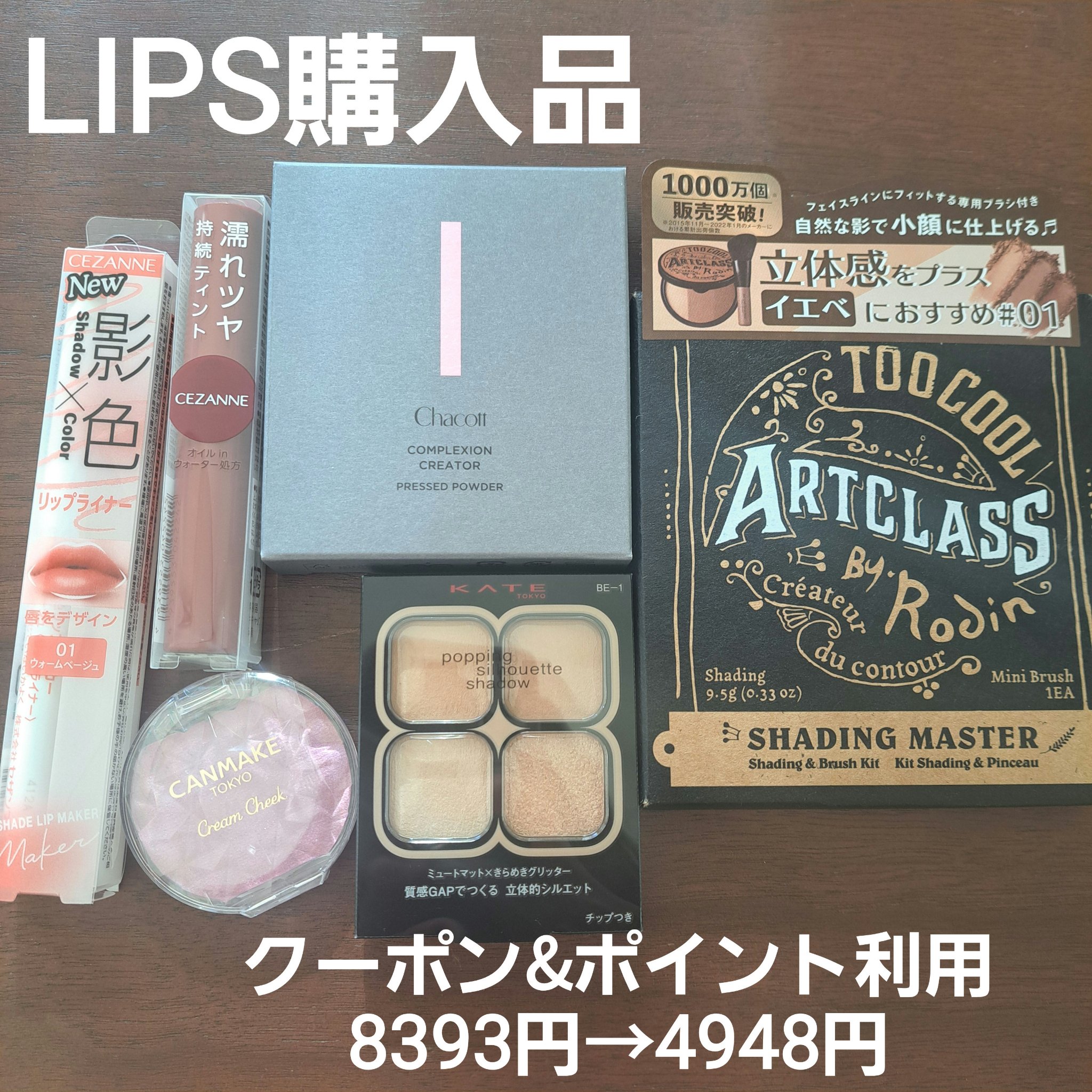 アートクラスバイロダン シェーディング/too cool for school/シェーディングを使ったクチコミ（1枚目）