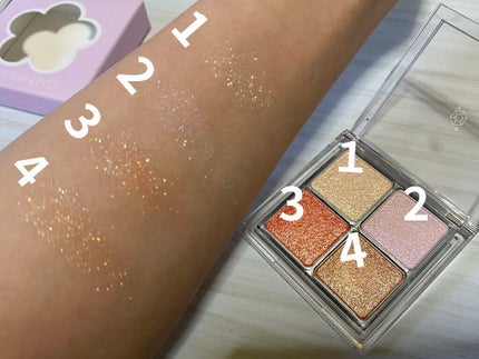 ベターザンアイズ/rom&nd/アイシャドウパレットを使ったクチコミ(2枚目)