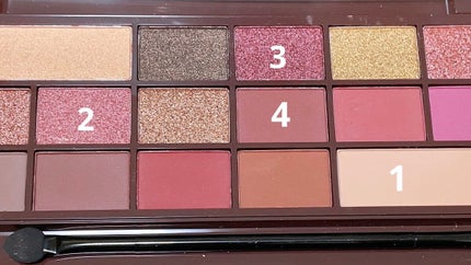 アイラブチョコレート/MAKEUP REVOLUTION/アイシャドウパレットを使ったクチコミ(5枚目)