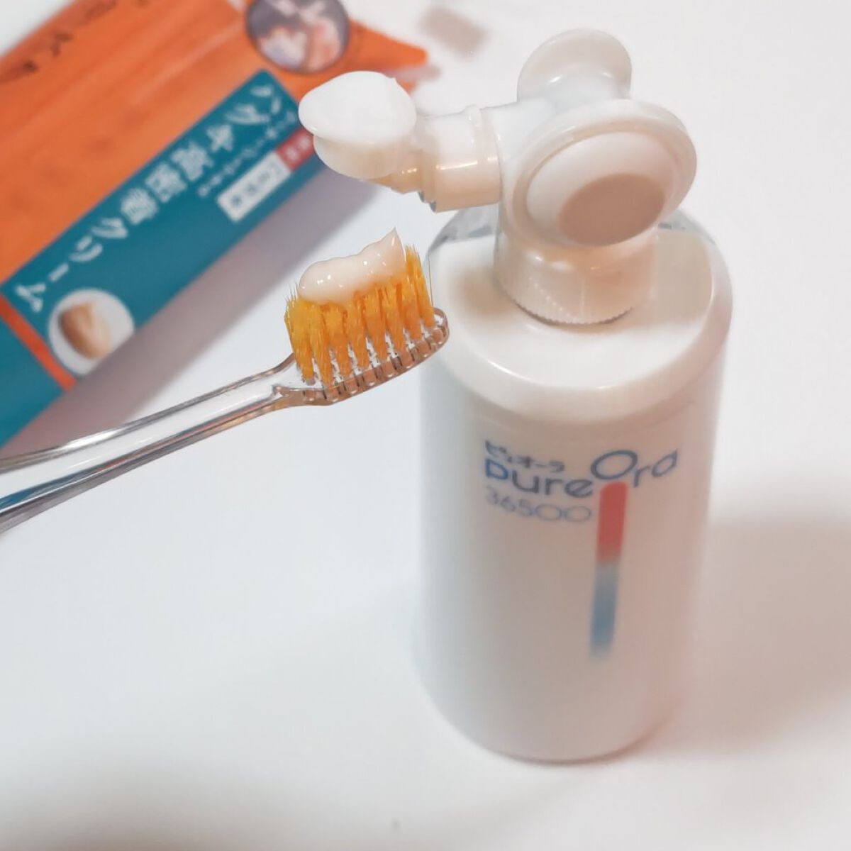 ピュオーラ36500 薬用ハグキ高密着クリームハミガキ/ピュオーラ/歯磨き粉を使ったクチコミ（1枚目）