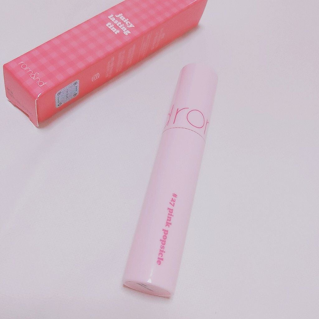 ジューシーラスティングティント/rom&nd/リップティントを使ったクチコミ(1枚目)