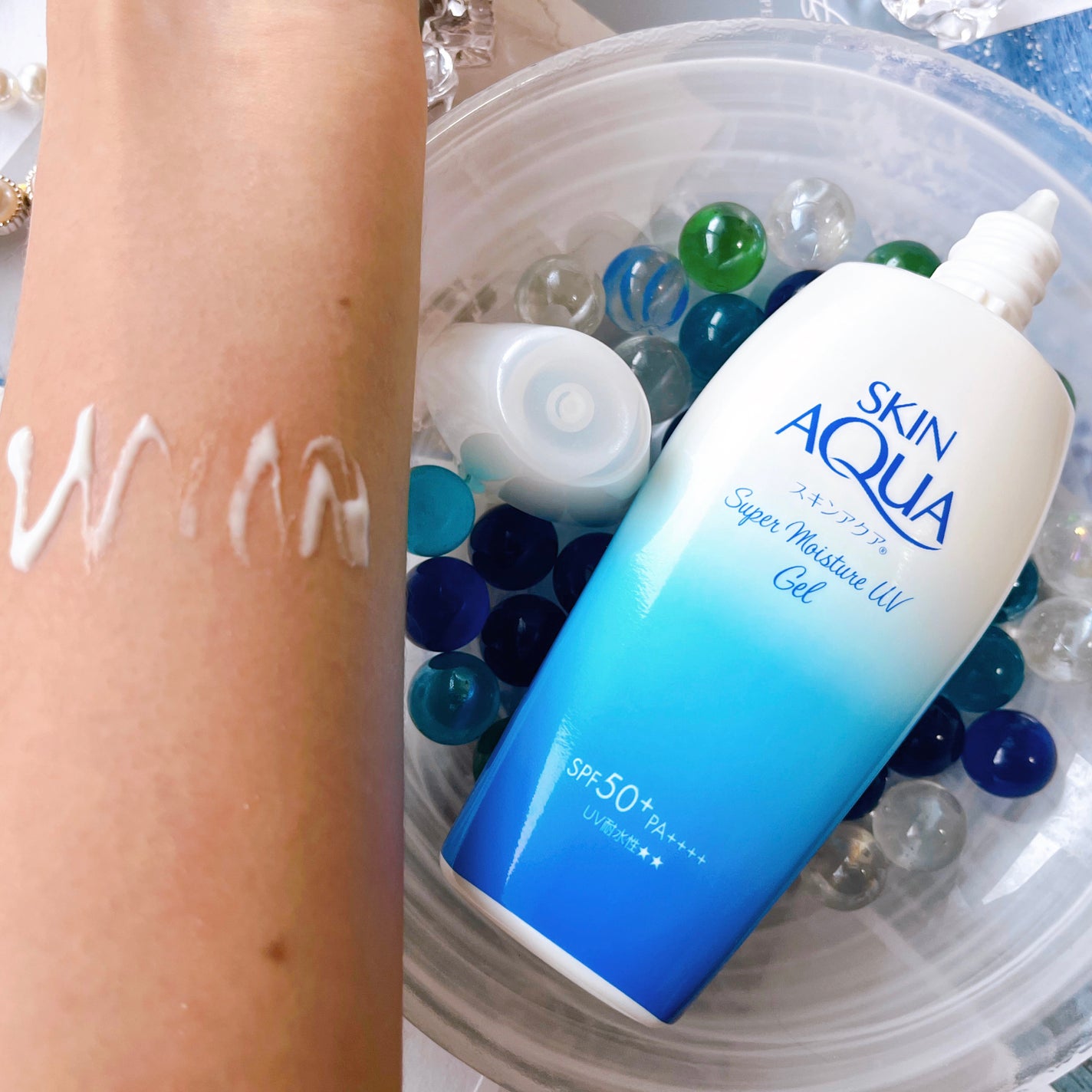 スキンアクア スーパーモイスチャージェル/スキンアクア/日焼け止めジェルを使ったクチコミ(6枚目)