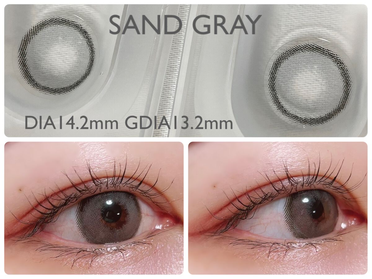 サンドシリーズ/LENSSIS/カラーコンタクトレンズを使ったクチコミ（3枚目）