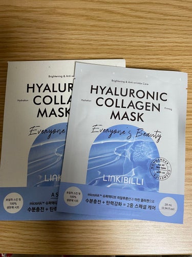 HYALURONIC COLLAGEN MASK/Linkibilli/シートマスク・パックを使ったクチコミ（1枚目）